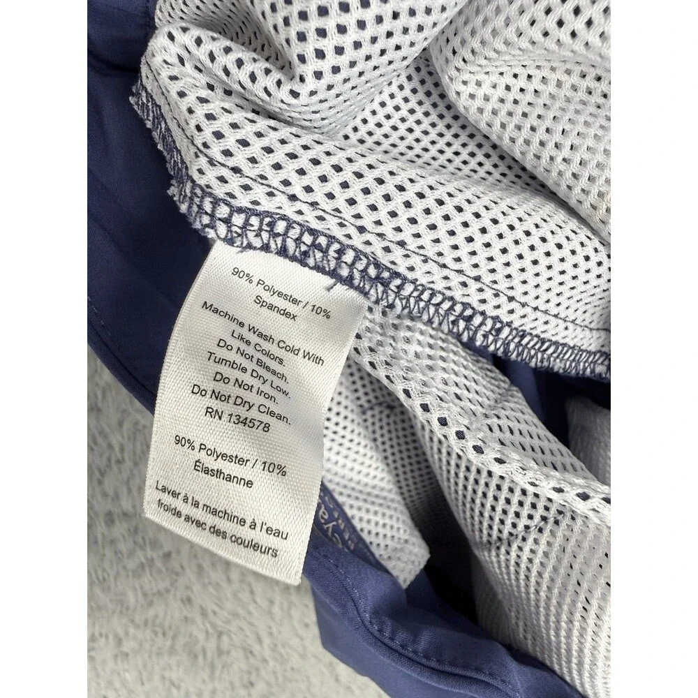 Lot 2 Vineyard Vines Performance Shorts Boys Size  18 Blue And Gray Adjustable